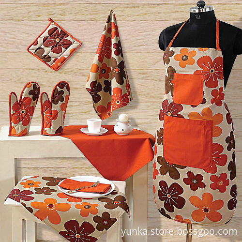 Kitchen female sleeveless apron Korean-style fashion service the coarse cotton